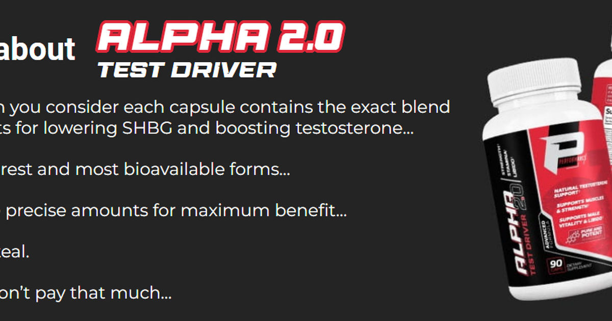 Alpha 2.0 Test Driver